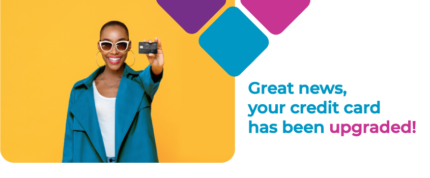 upgraded credit card